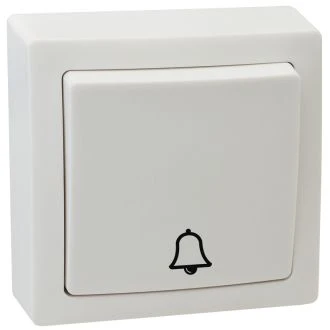 Nadometna tipka z znakom zvonca 10AX/250V, IP20, TFK101B