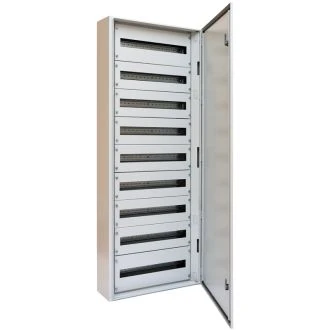 Kovinska razdelilna omara - kovinska vrata 600×1500×250 / 216M (24×9 vrst), TGEF6015025