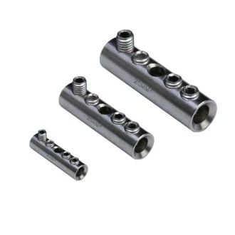 Neizolirani vezni tulec z vijaki, kosit. elektrolit. baker 240mm2, (d1=22mm, L=64.7mm), THCS240