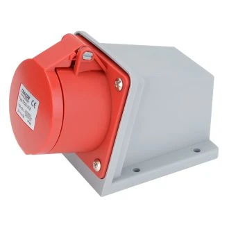 Industrijska vtičnica, zidna, 16A, 400V, 3P+N+E, IP44, TICS-115