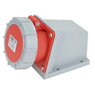 Industrijska vtičnica, zidna, 16A, 400V, 3P+N+E, IP67, TICS-1152
