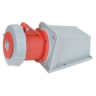 Industrijska vtičnica, zidna, 63A, 400V, 3P+N+E, IP67, TICS-135