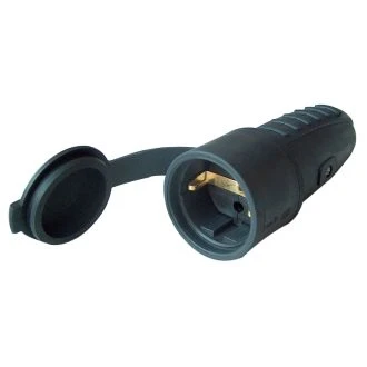 Vtičnica iz umetne mase, 16A, 250V, 2P+E, IP44, TICS-212G