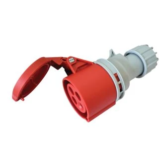 Nihalna vtičnica 32A, 400V, 3P+E, 6h, IP44, TICS-224H