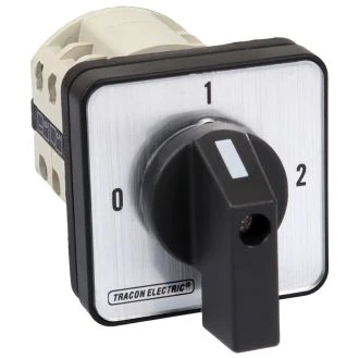 Grebenasto stikalo, 2x3P, 20 A, 400 V, (0-1-2), 90°, TKB-209/3