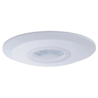 Senzor gibanja, stropni, ploščati, bel 230V, 360°, 1-6 m, 10 s-12 min, 3-2000lux, IP20, TMB-011L