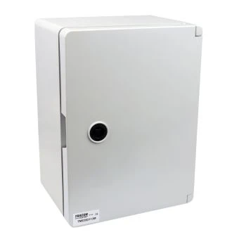 Plastična razdelilna omara z masko 1×8mod, L×W×H=280×210×130mm, IP65, IK08, 1000V AC/DC, TME282113M