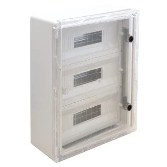 Razdelilna omara-plastična z masko 3×22mod, H×W×D=600×500×220mm, IP65, IK10, 1000V AC/DC, TME605022MT