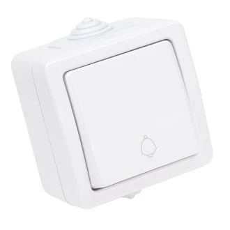 Nadometna tipka za zvonec 10AX, IP54, TR-PH07