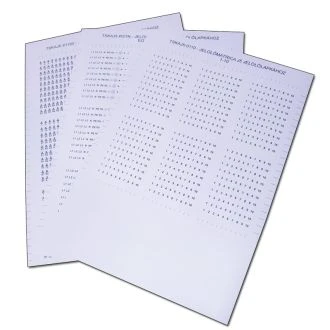 Nalepka za označevalec tipa J6: 51-60 (1 kos A4), TSKAJ6-5160