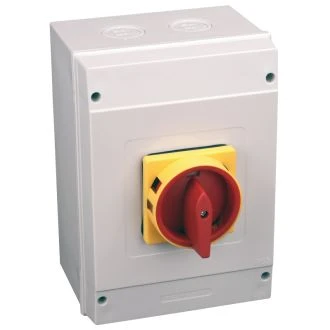 Varnostno ločilno stikalo s ključavnico in z ohišjem 100 A, 400 V, 3P, TSS-80/3T65