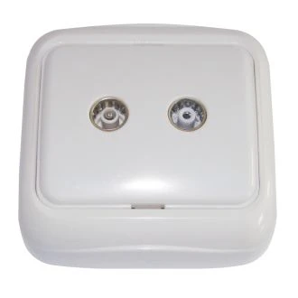 Nadometna TV in FM vtičnica 9,5mm, TTK-32