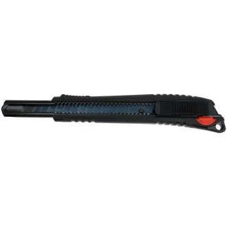 Tapetniški nož za ozka SK4 rezila, vzmetna pritrditev, uho, TPR guma L=145mm, D=22mm, W=18mm, d=9mm, UTILK07