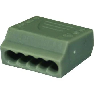 Sponka brezvijačna PA 1.5mm2 5P (PC155) GY 10/1, UW41GY-U
