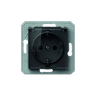 Vtičnica SCHUKO+POKROV 2P+E 16A 250V~ BT XO, VE11BTXO-B