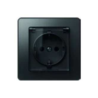 Vtičnica SCHUKO+POKROV 2P+E 16A 250V~ BV BT, VE13BT-B