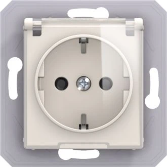 Vtičnica SCHUKO+POKROV 2P+E 16A 250V~ BV IT XO, VE13ITXO-U