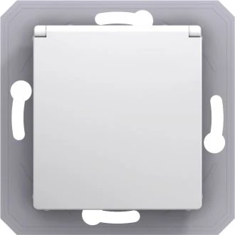 Vtičnica SCHUKO+POKROV 2P+E 16A 250V~ BV PP XO, VE13PPXO-U
