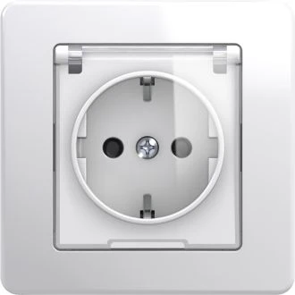 Vtičnica SCHUKO+POKROV 2P+E 16A 250V~ BV PT, VE13PT-B