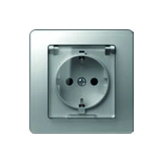 Vtičnica SCHUKO+POKROV 2P+E 16A 250V~ BV ST, VE13ST-B