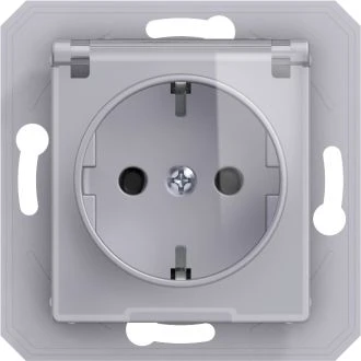 Vtičnica SCHUKO+POKROV 2P+E 16A 250V~ BV ST XO, VE13STXO-U