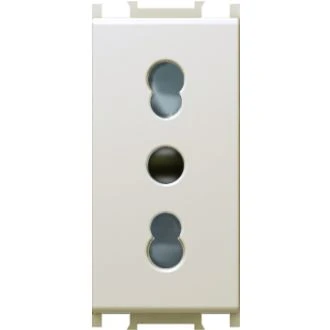 Vtičnica ITALIJANSKA P17/11+KS 2P+E 16A 250V~ 1M IW, VM30IW-P