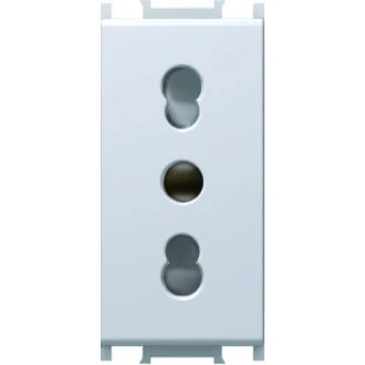 Vtičnica ITALIJANSKA P17/11+KS 2P+E 16A 250V~ 1M PW, VM30PW-B