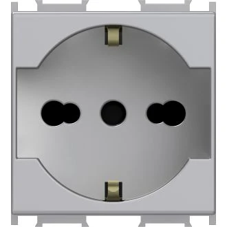 Vtičnica SCHUKO/ITA P17/11+KS 2P+E 16A 250V~ 2M ES, VM31ES-U