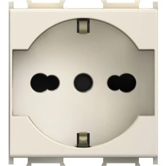 Vtičnica SCHUKO/ITA P17/11+KS 2P+E 16A 250V~ 2M IW, VM31IW-U