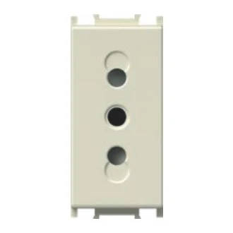 Vtičnica ITALIJANSKA P11+KS 2P+E 10A 250V~ 1M IW, VM33IW-U