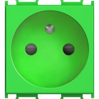 Vtičnica FRANCOSKA+KS 2P+E 16A 250V~ 2M GR, VM40GR-U