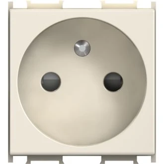 Vtičnica FRANCOSKA+KS 2P+E 16A 250V~ 2M IW, VM40IW-P