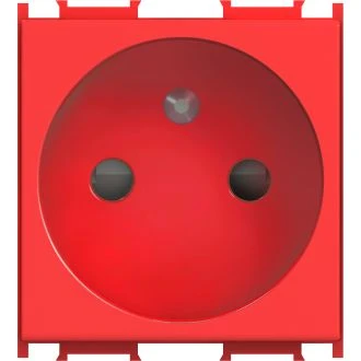 Vtičnica FRANCOSKA+KS 2P+E 16A 250V~ 2M RD, VM40RD-U