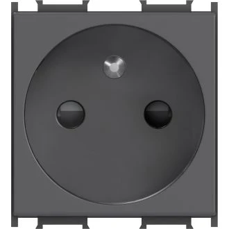 Vtičnica FRANCOSKA+KS 2P+E 16A 250V~ 2M SB, VM40SB-U