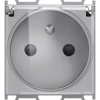 Vtičnica FRANCOSKA+KS+POKROV 2P+E 16A 250V~ 2M ST, VM41ST-U