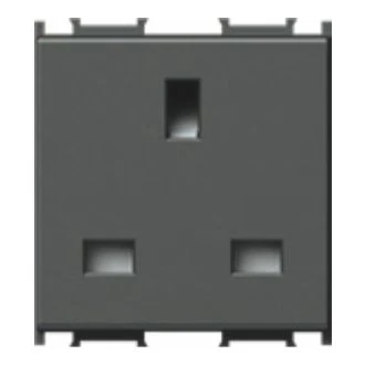 Vtičnica BRITANSKA BS 1363-2+KS 2P+E 13A 250V~ 2M AT, VM52AT-U