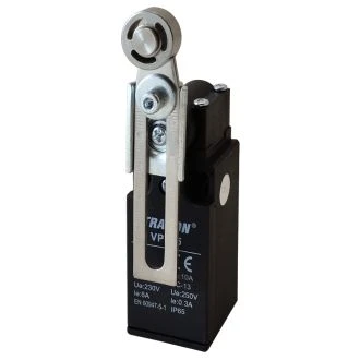 Pozicijsko stikalo, z nihalnim ročajem in koleščkom 1×NO+1×NC, 6A/250V AC, 30-60mm, IP65, VP145