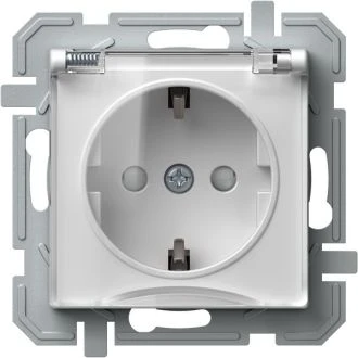 Vtičnica SCHUKO+POKROV LOGIQ 2P+E 16A 250V~ PT XO, VQ11PTXO-U