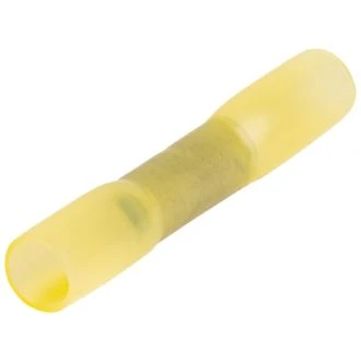 Krčljiv vezni tulec 4 mm2, L=41,5 mm, d1=3,6 mm, rumen, 100 kos, ZSTHS