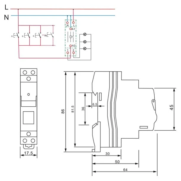 Rele 230 V Inpulzni rele 230 Voltov